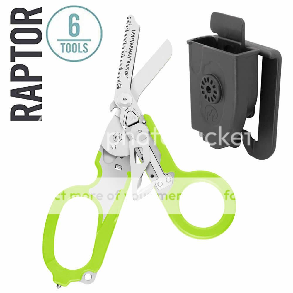 Leatherman 832590 Raptor Emergency Shears, Green w/